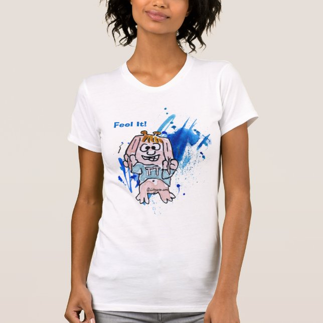Feel It! Cartoon T-Shirt / Apparel (Front)