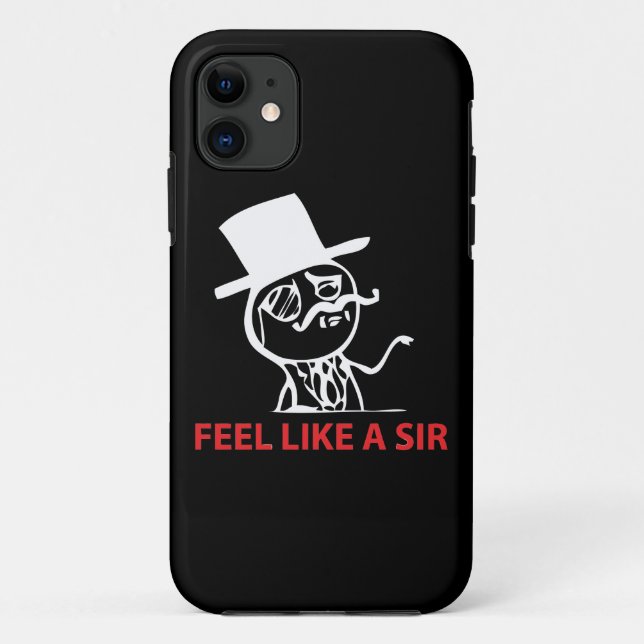 Feel Like A Sir - iPhone 5 Black Case (Back)