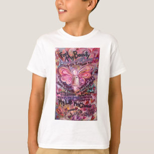 Feel My Beauty Pink Cancer Angel T-Shirt