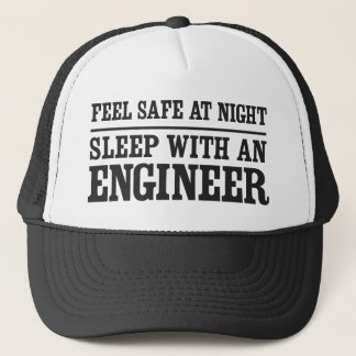 Feel safe at night, sleep with an engineer trucker hat