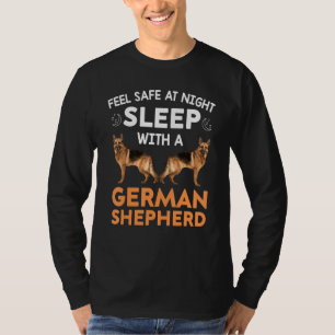 Feel Safe At Night With A German Shepherd T-Shirt