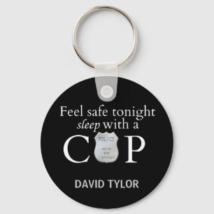 Feel safe tonight! key ring