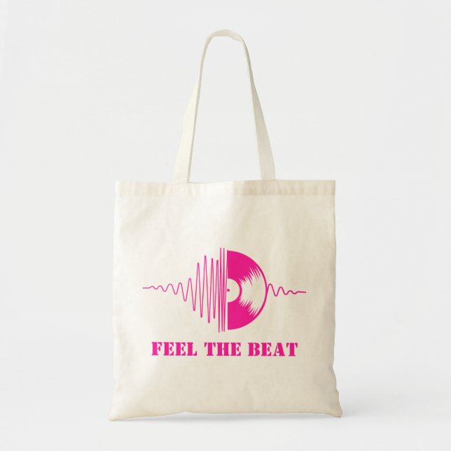 Feel the beat  tote bag (Front)