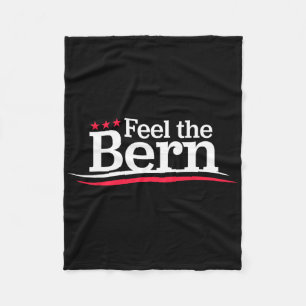 Feel The Bern - Campaign Logo Sign Not Me Us Meme Fleece Blanket