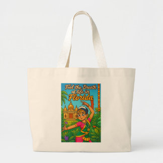 Feel The Breath Of Life Design Tote