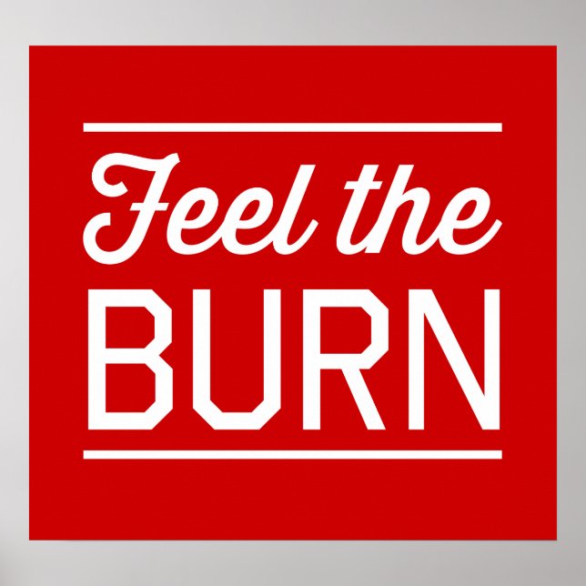 Feel The Burn Poster (Front)