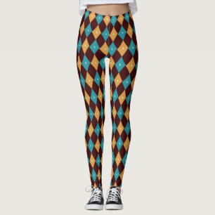 Feel the coloured diamonds leggings