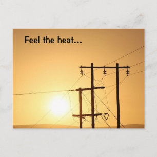 Feel the Heat of an African Sunrise Postcard