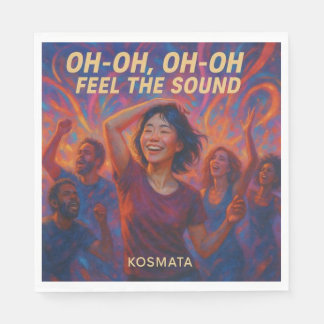 Feel the Sound - Serviette Napkin