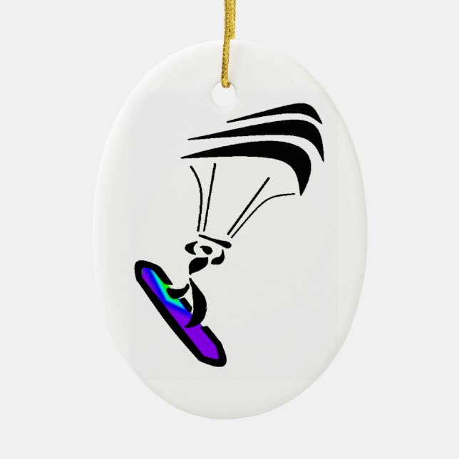 FEEL THE WIND CERAMIC TREE DECORATION (Front)