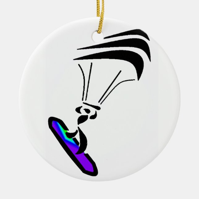 FEEL THE WIND CERAMIC TREE DECORATION (Front)