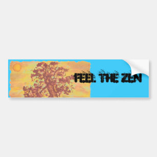 Feel The Zen Bumper Sticker
