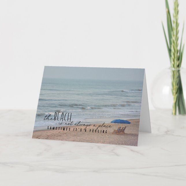 FEEL THE ZEN Greeting Card (Front)