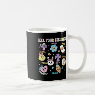 Feel Your Feelings Mental Health Aesthetic Easter Coffee Mug