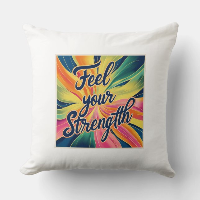 Feel Your Strength Cushion (Front)