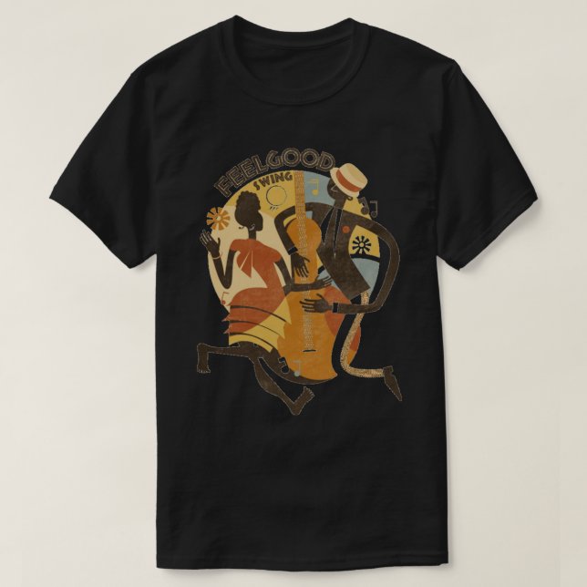 Feelgood Swing Jazz Classic T-Shirt (Design Front)