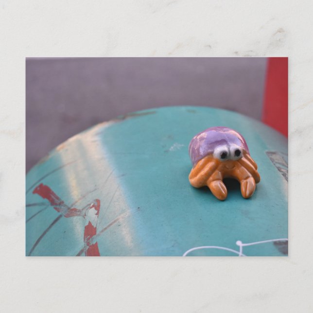 Feelin' Crabby Crab NYC Urban Street Photography Postcard (Front)