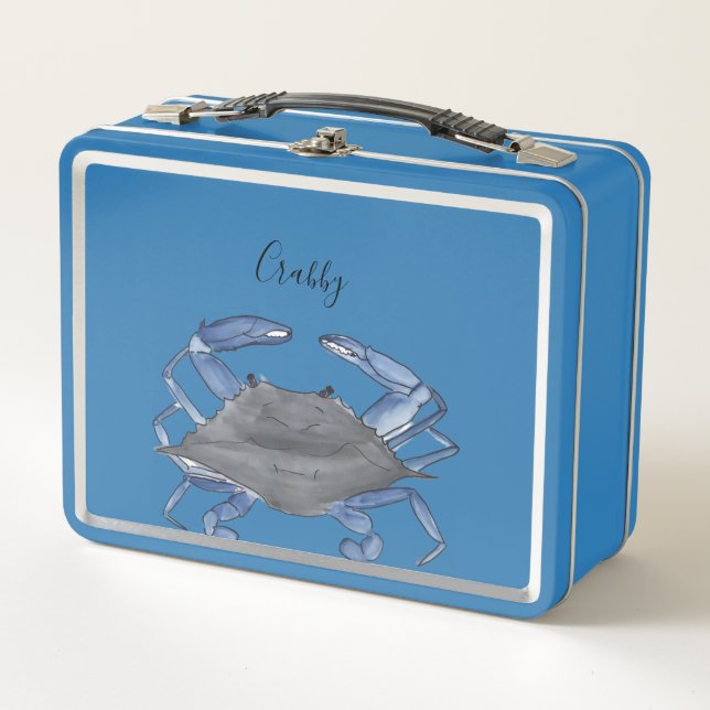 Feelin Crabby  Metal Lunch Box (Front)