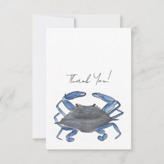 Feelin Crabby Thank You Card