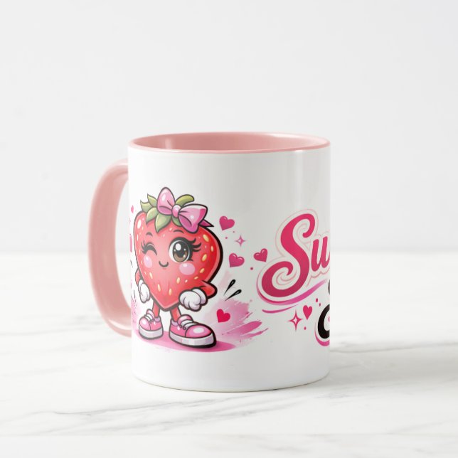 Feelin Fruity - Sweet but Sassy - Foodie Fiends Mug (Front Left)