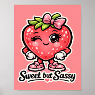 Feelin Fruity - Sweet but Sassy - Foodie Fiends Poster
