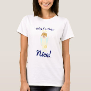 Feelin Good Nice Angel Cartoon Character T-Shirt