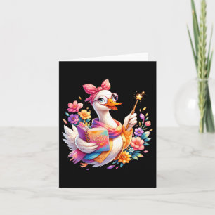 Feelin Goosey Teachin Loose Silly Teacher Goose Card