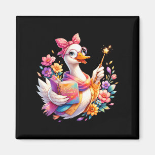 Feelin Goosey Teachin Loose Silly Teacher Goose Magnet