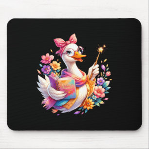 Feelin Goosey Teachin Loose Silly Teacher Goose Mouse Pad