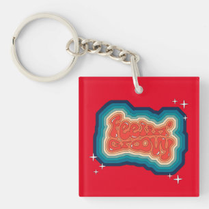 Feelin' Groovy - 70s styl Key Ring