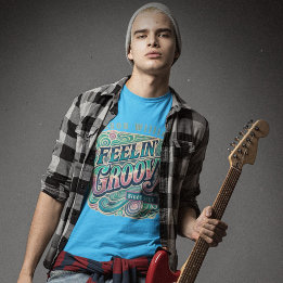 Feelin' Groovy Retro 70s Vintage Psychedelic  T-Shirt
