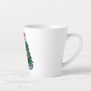 Feelin’ Jolly Christmas Sant Latte Mug