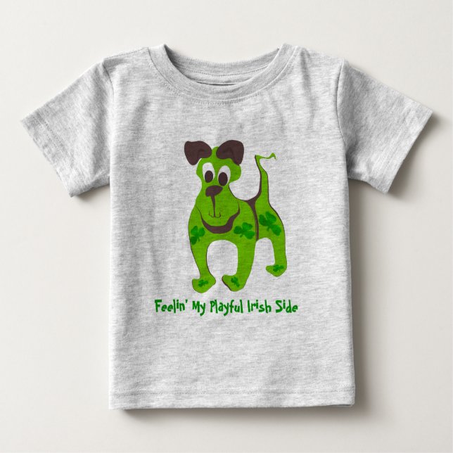 Feelin' My Playful Irish Side Baby T-Shirt (Front)