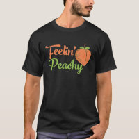Feelin Peachy Sarcasm Funny Peach Saying Feeling