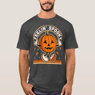 Feelin Spooky Cute Halloween Pumpkin Feeling Spook T-Shirt