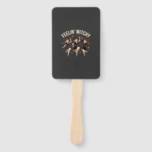 Feelin’ Witchy Halloween Witch Dance Hand Fan
