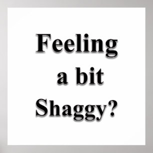 Feeling a Bit Shaggy Poster Matte