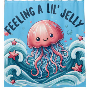 "Feeling a Lil’ Jelly" Shower Curtain