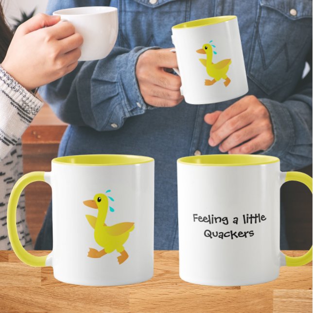 Feeling a little Quackers Duck Humour Mug (Creator Uploaded)