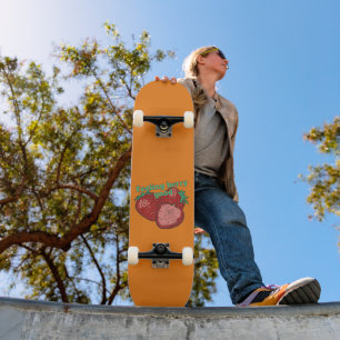 FEELING BERRY GOOD funny strawberry fruit          Skateboard
