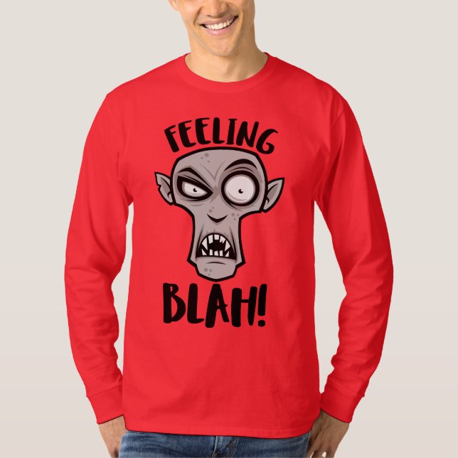 Feeling Blah Nosferatu Vampire T-Shirt (Front)
