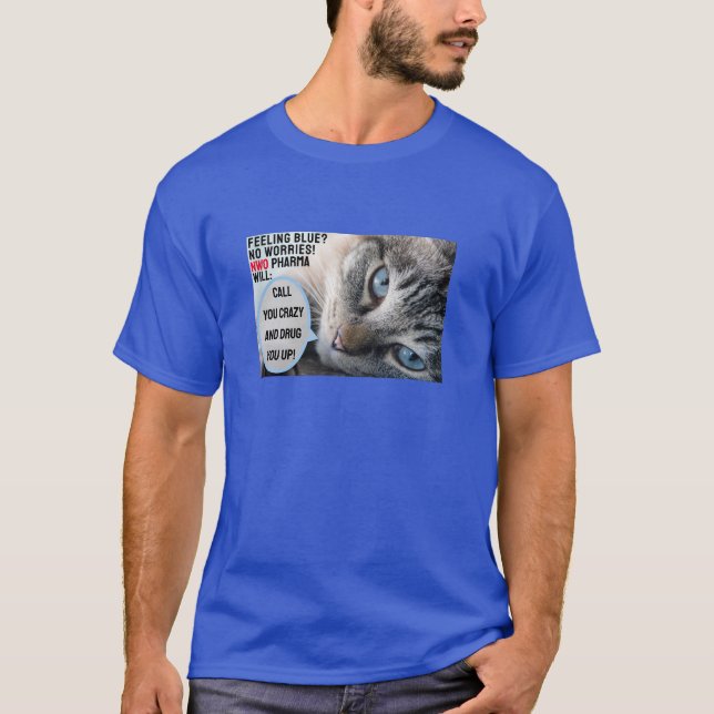 Feeling Blue (dark) T-Shirt (Front)