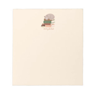Feeling Bookish Cat Notepad