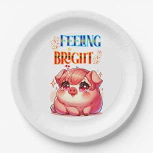 Feeling Bright Paper Plate