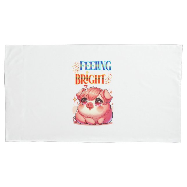 Feeling Bright Pillowcase (Front-Left)