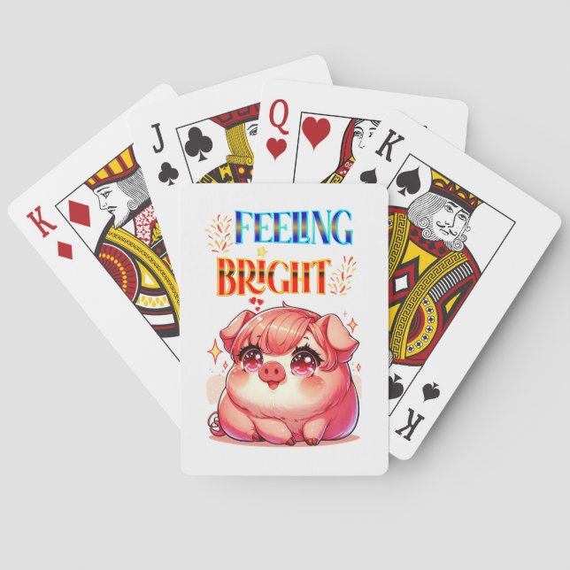 Feeling Bright Playing Cards (Back)