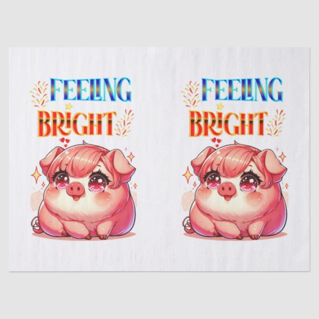 Feeling Bright Tissue Paper (Front)