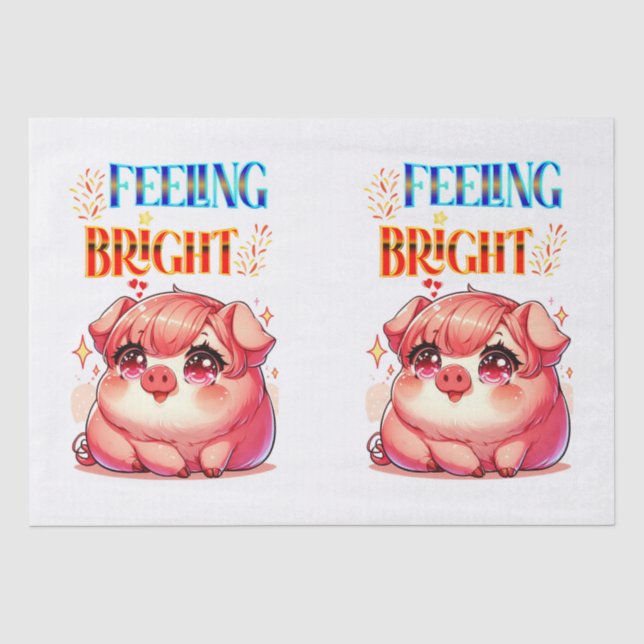 Feeling Bright Tissue Paper (Front)
