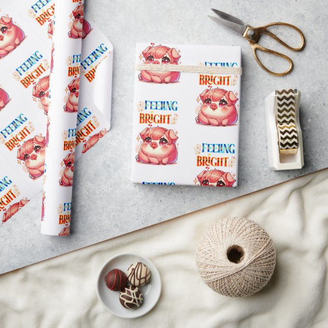 Feeling Bright Wrapping Paper (Crafts)
