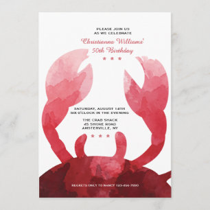 Feeling Crabby Invitation